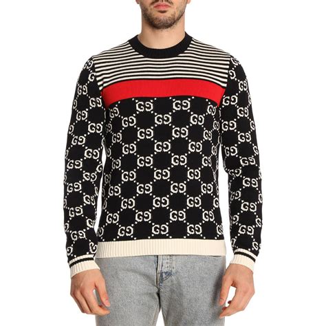 gucci sweater mens cheap|gucci men's sweatshirts.